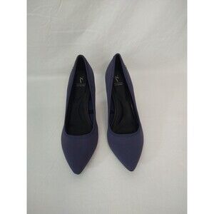 Luxe Comfort Sz 8 Stiletto Heels Pointed Toe Pump Shoes *Bluish Purple* Fairy